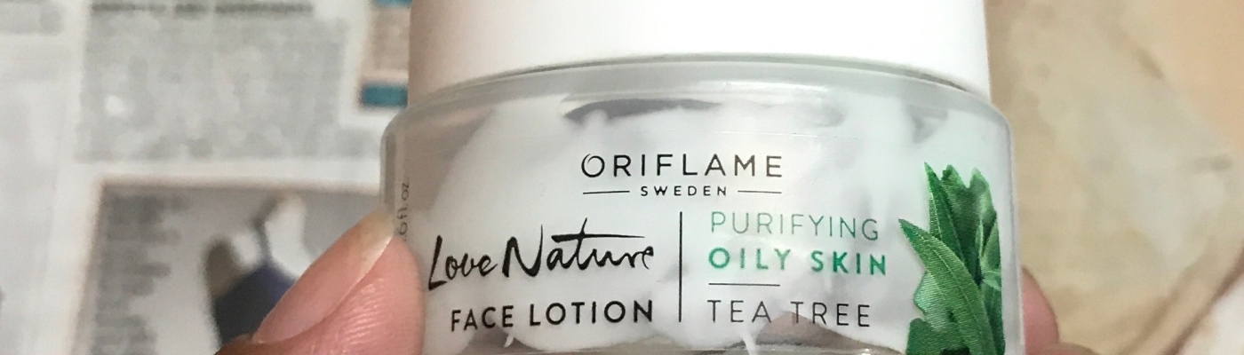 Oriflame Love Nature Face Lotion Purifying Oily Skin Tea Tree
