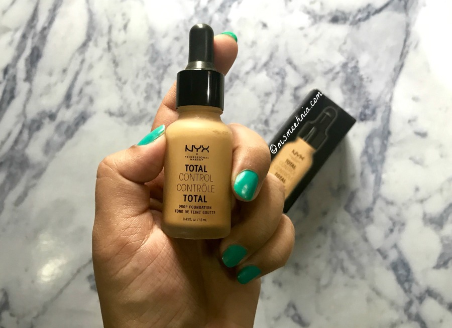 NYX Total Control Drop Foundation Review Swatches Ms Meehnia